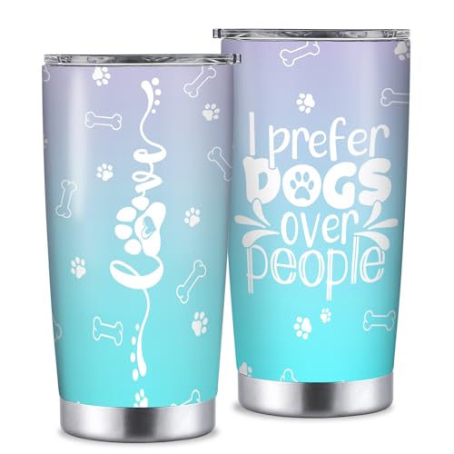 YILOWEMY Regalos para los amantes de los perros, vaso de 20 onzas, regalos para mujeres y amantes de los perros, regalos de Navidad y cumpleaños para mujeres, hombres, amantes de los perros, regalos