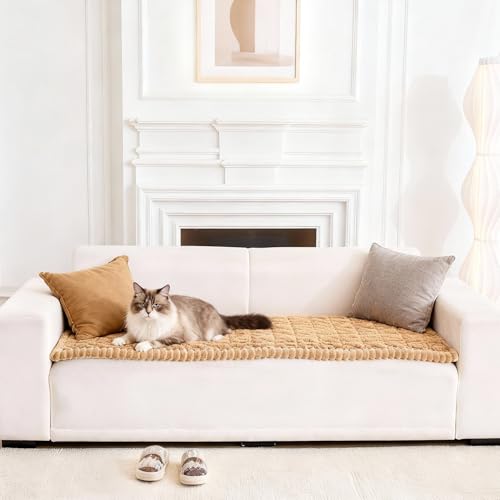 QemoraHome Pet Couch Cover 27.6x82.7- Washable Non-Slip Sofa Protector for
