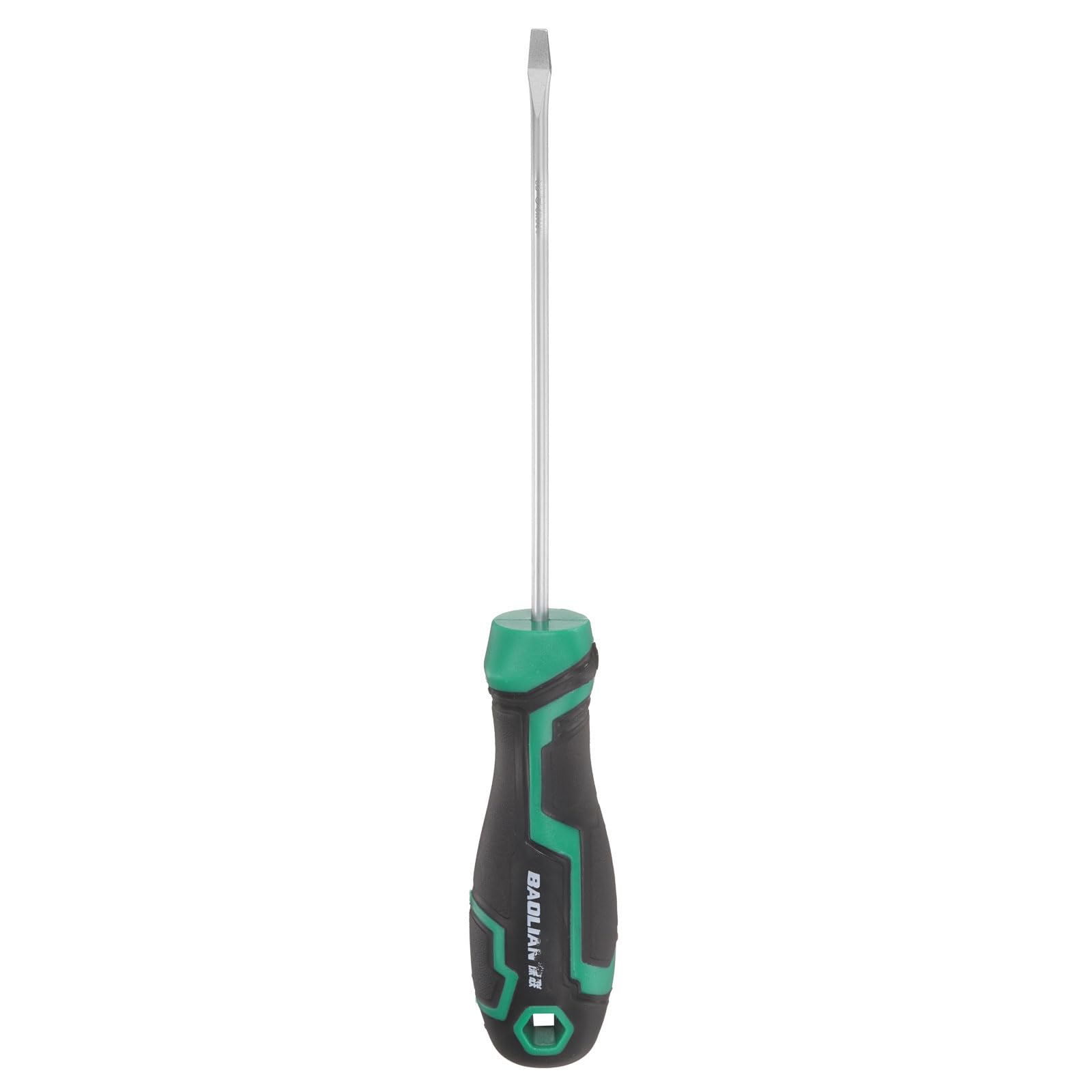 sourcing map SL3 Flat Head Screwdriver 7.1" Length S2 Steel Magnetic Slotted Screwdrivers with Ergonomics Grip for Fastening Loosening DIY Repairing