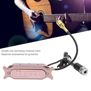 Micro de trou sonore, micro de guitare acoustique en cuivre fer pour débutants pour les amateurs de musique – Image 4