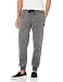 Southpole Men's Jogger Pants Basic Fleece Solid Clean in Marled Colors, Marled Grey (New), X-Large