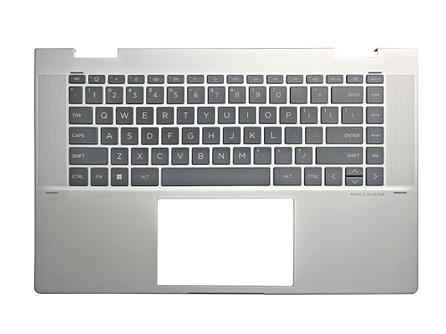 �m�[�g�p�\�R��US�L�[�{�[�h HP Envy 15-FE 15-FH 15-FE0013DX 15-FH0013DX TPN-C165 �o�b�N���C�g�t���p�[�����X�g�A�b�p�[�J�o�[ N49283-001 N84679-001 AM3VY000401 AM98