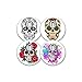 MySweetStitch | Freestyle Libre 3 Sensor Sticker 4er Set Flower Skull | mit Loch für Belüftung der Haut