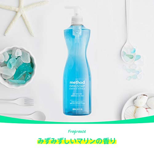Image of Method Dish Detergent, Sea Minerals Scent, 18.0 fl oz (532 ml), Dish Soap, Pump Type