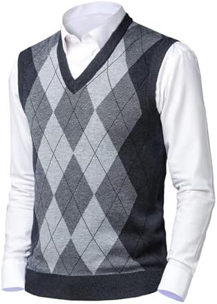 Gebreide Gilets,Heren Gebreide Bodywarmers Mode Plus Maat