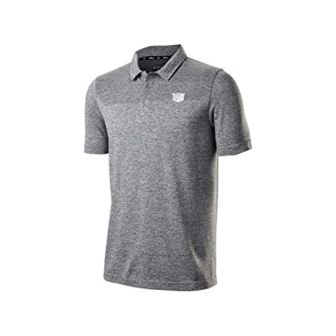 Wilson Staff Hombre Polo de Golf sin Costuras, Protección UV Cover