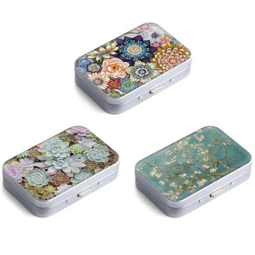 Image of Dental Floss Portable Case, Easy to Store Floss Picks of Various Sizes, Portable Dental Floss Dispenser is Perfect for Travelling, Hotels, Dinners, Appointments.Alphabet 3 Piece