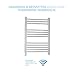 Radiador Toallero Electrico BARCELONA Cromado 250W · Termostato ON/OFF · (700 x...