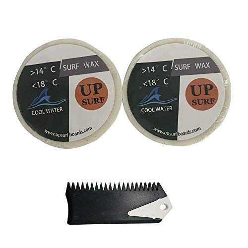 UPSURF Tabla de Surf Cera Set Peinar para la Tabla de Surf Wax (UP-Cool2-Pack)