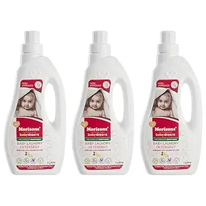 Morisons* babydreams THE CHOICE OF SMART MUMS Baby Laundry Detergent|Tough On Stains|Safe For Babies|Refreshing Fragrance|No Harsh Chemicals|1 Ltr Pack Of 3