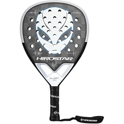 Hirostar Alien Pro [2026] | Pala de pádel | Tolito Aguirre | Cabeza Diamante | 100% Carbono 12K | Antivibración | Sistema Smart Hole