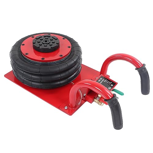 Gato Neumático para Coche de Elevación Rápida de 3 Toneladas, Soporte para Gato con Ruedas para Coches, Todoterrenos y Camiones