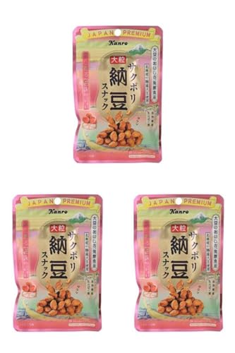 【まとめ買い】サクポリ納豆スナック だし香る梅味 3個（Amazon）