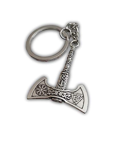 Eillwin Viking and Nordic Vintage Rune Amulet Keyring