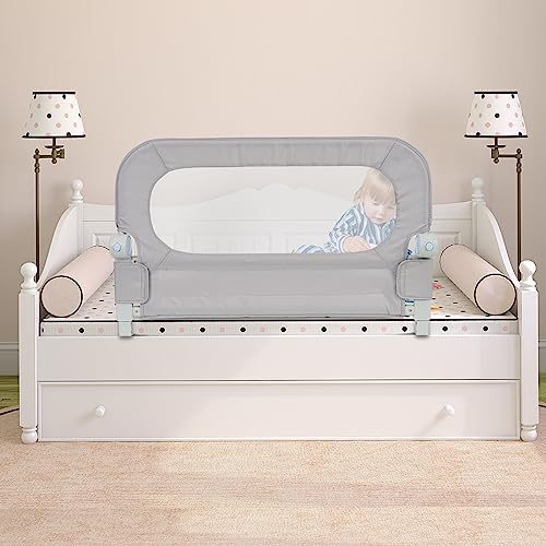 Y- Stop Bed Rail For Toddlers, Toddler Bed Rails For Crib With Reinforced Anchor Fit For Slats& Boxspring, Baby Bed Rail Guard Folding Up thumb #5
