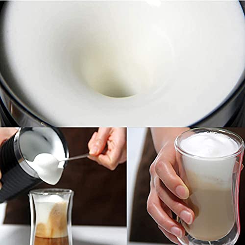 LSDRALOBPOI Vaporizador de Leche Batidora de Leche Calentador de Leche Espumador de Leche frÃa y Caliente Bebidas de café Helado con Capuchino Latte doméstico 1025 - Imagen 6