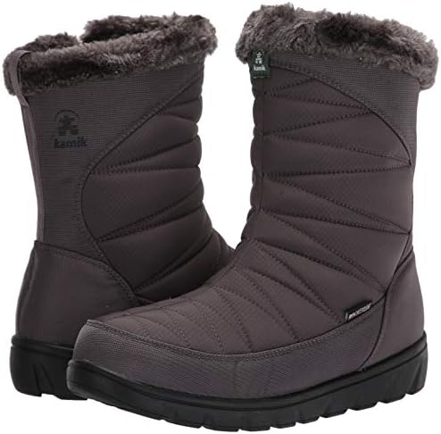 Kamik Women's Hannah Zip W Snow Boot, Charcoal, 11 Wide | Image 6