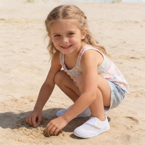Image of FEETCITY Toddler Water Shoes Boys Girls Swim Shoes Quick Dry Kids Aqua Socks Barefoot for Beach Swimming Pool