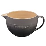 Le Creuset PG4000-167F Stoneware Batter Bowl, 2-Quart, Oyster