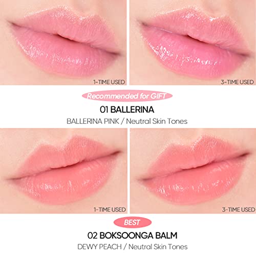 Amuse Dew Balm With Rich Moisture And Hydration Vegan Makeup Buildable Sheer Color Tint (04 Cherry) #TOP5