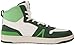 Lacoste Men's L001 MID Sneaker, GRN/WHT, 11