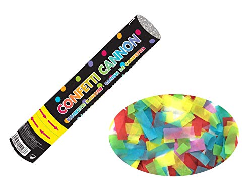 Amscan 9902995 24Cm Cannon- Multi Color Paper Rainbow