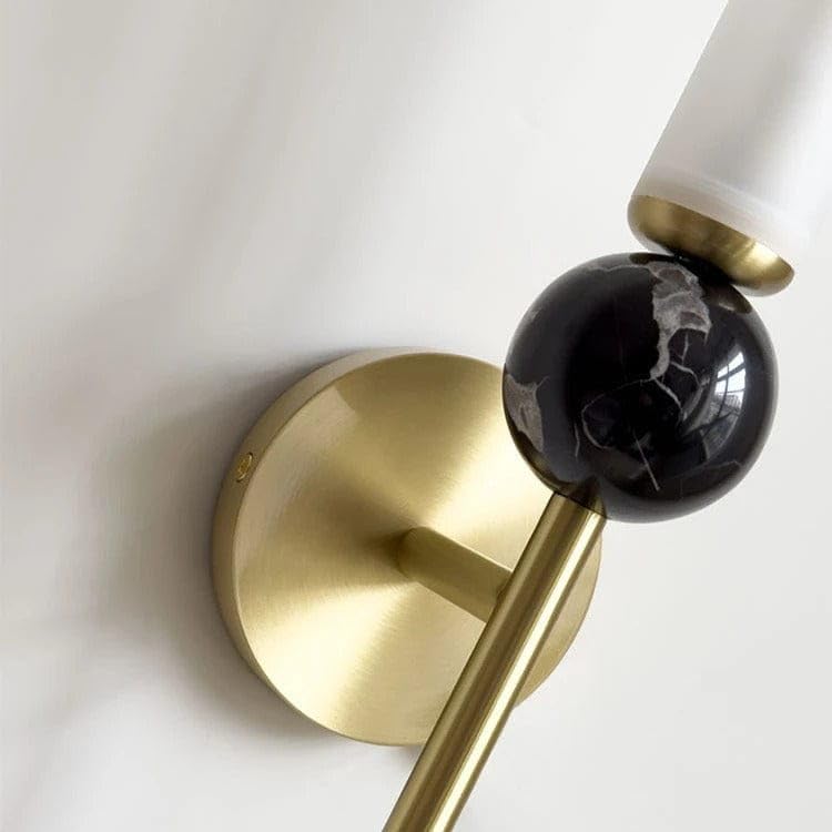 Image of Glowave Modern Luxury Golden Body Acrylic Vertical Design Wall Lamp Lighting Sconce for Living Room Bedroom Bedside - Warm White (9017-GD)