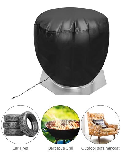 Capots d'aération de toit Oxford imperméables 50,8 cm pour combles - 4