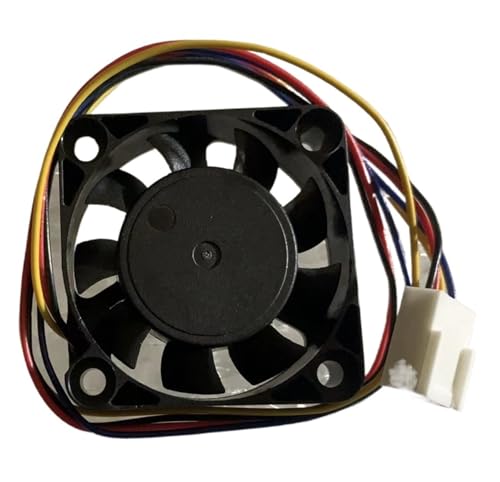 Ventilador de refrigeración para servidor de 12 V CC y 40 x 40 x 10 mm de 4 cables 3