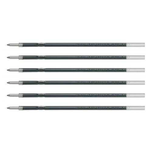 PILOT RFNS-GG Ballpoint Pen Refills Medium Tip Black Pack of 6aa