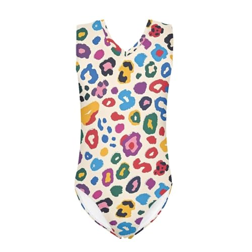 Image of Cartoon Pattern Kids Girls Bathing Suits One Piece Swimsuit Soft & Quick Dry, 5-14Years