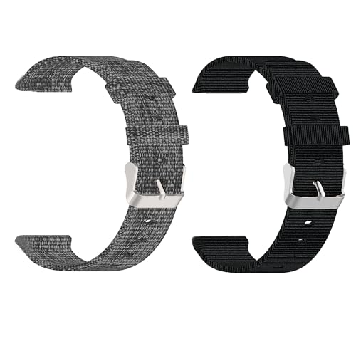 Bracelet nylon tricoté respirant compatible Hama 8900 1.32 et 1.43