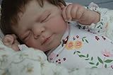 Anano Realistic Baby Silicone Baby Dolls Full Body Girl, 20 Inch Waterproof Lifelike Reborn Baby Dolls Toddler Realistic New Born Baby Doll Squishy Anatomically Correct for Kids (Off White Daisy)