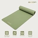 GURKHA 8mm Extra-Cushioned TPE Yoga Mat + Support Pad Combo| Carry Bag |Non-Slip Performance Mat- Yoga, Pilates, HIIT & Home Workouts | Joint support Combo for Men Women - Deep Forest | 6X2 + 2X1 ft gallery image