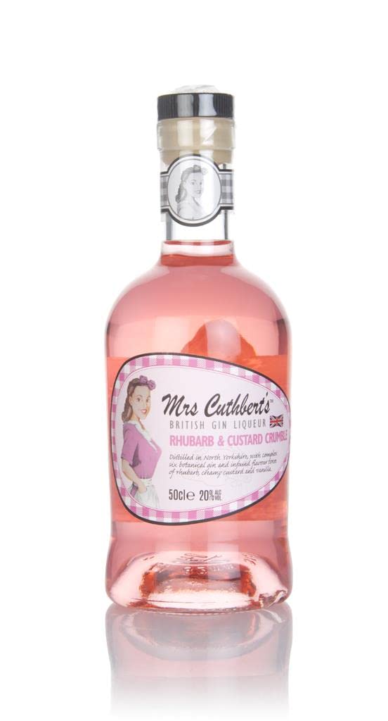 Mrs Cuthbert's Rhubarb & Custard Crumble British Gin Liqueur, 50cl