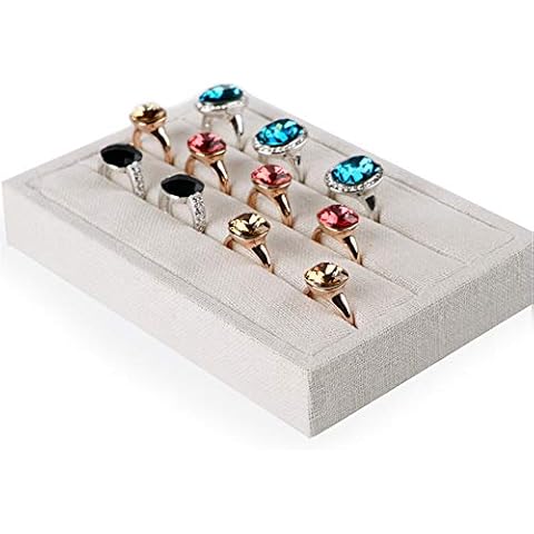 Oirlv Linen Jewelry Display Tray Cover