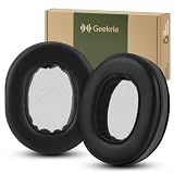 Geekria Zapasowe poduszki nauszne kompatybilne z Sony MDR-1ABT, MDR-1RBT, MDR-1RNC – poduszki do słuchawek, części naprawcze (Czarny)