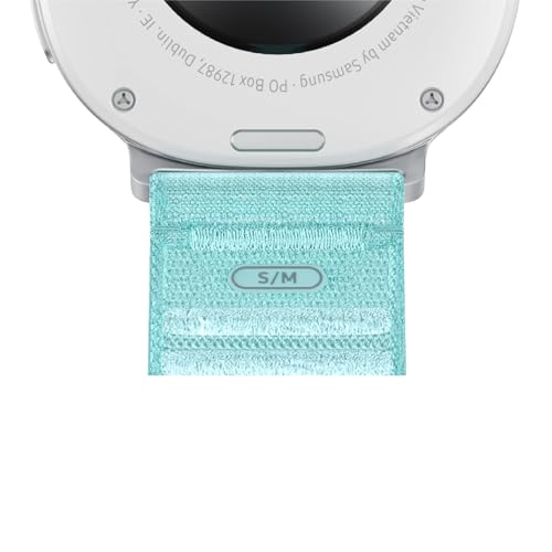 Image of Samsung Galaxy Watch 8 Series Fabric Band, Nylon, Dynamic Lug System, Comfort Fit, Contoured Fit, Lightweight, Compatible with Galaxy Watch 8 and Watch 8 Classic, S /M Graphite