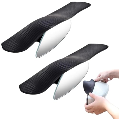 Espejos retrovisores de coche,espejos redondos pequeños para automóviles,Espejos de ángulo ancho ajustables de 360 grados - Espejos flexibles para automóviles, Espejos de coche