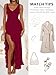 MIYIEONZ Women Sexy V Neck Sleeveless Mesh Ruffle Hem Bodycon Maxi Casual Backless High Slit Small Wine Red Cocktail Party Dress