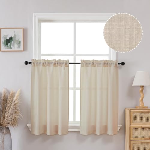Ovzmefauxlinennaturallinencurtainstiers2panelslightfilteringsoftairyfarmhouseslubwindowcurtainpanels36inchlengthdrapesforlivingroombedroomdiningroomhomedecor30x36inch Urban Country Home Decor Ovzme faux linen natural linen curtains tiers 2 panels light filtering soft airy farmhouse slub window curtain panels 36 inch length drapes for living room bedroom dining room home decor 30×36 inch urban country home decor