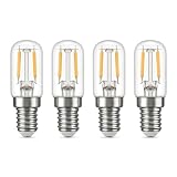 NIIIYTYB 4Pcs E12 Night Light Bulb LED 15W Equivalent T7 T22 Type Appliance Bulbs for Salt Lamp Replacement Microwave Candelabra Base 2700K Warm Light 110V-130V Small Bulb1 watt Equal 15w