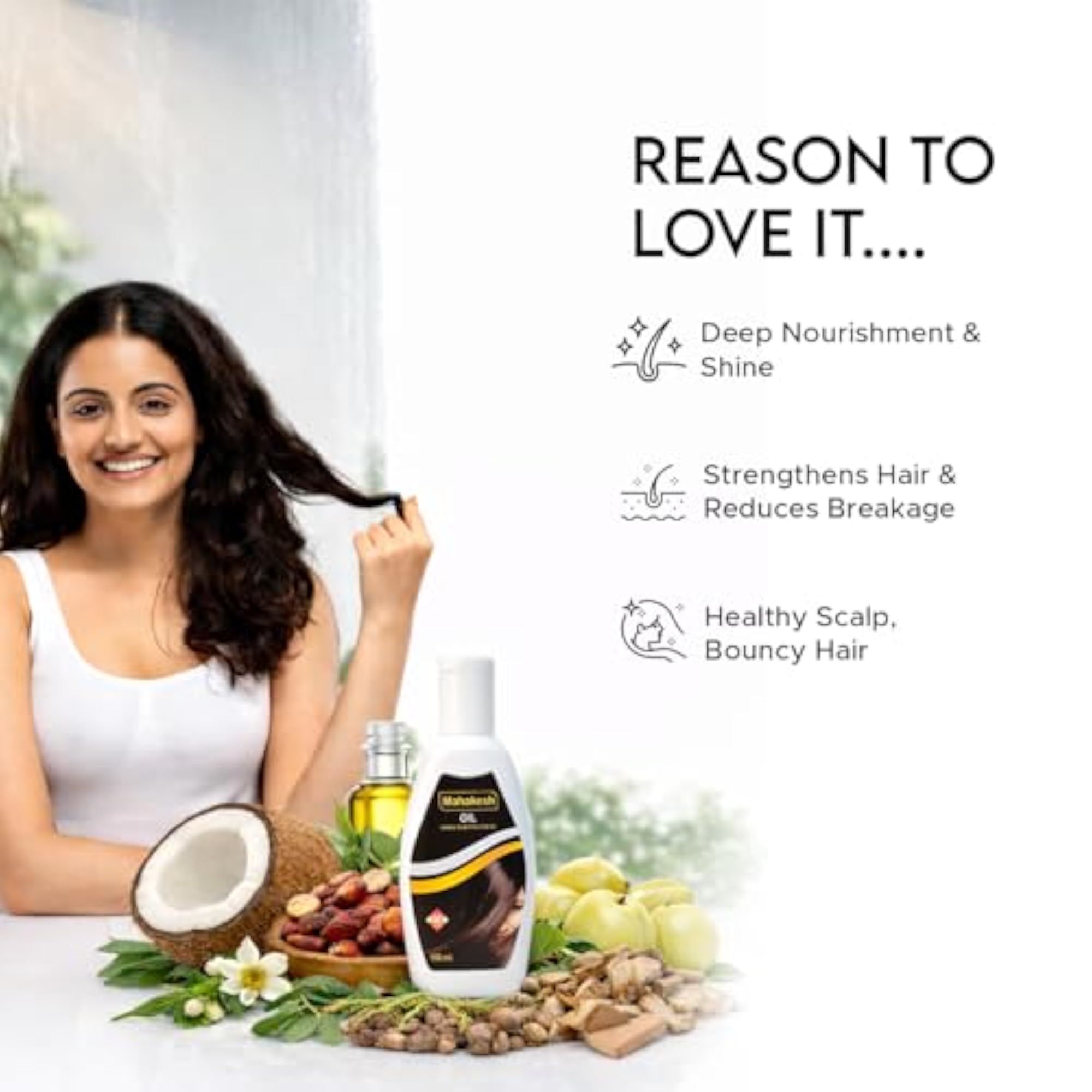 Mahakesh Herbal Hair Vitalizer Oil, Pack of 2