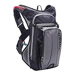 USWE Airborne Limited Race Edition with Water Bladder Included, Hydration Backpack for Men and Women, Ideal for MTB, Cycling, Mountain Biking (9L, Black Grey)