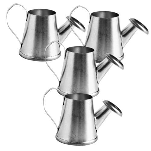 YARNOW 4 Piezas Mini Maceta de riego de Flores hervidores de Agua para casa de muñecas El riego Interior Puede regadera Watering Can Toys riego Puede en Interiores Cubo de riego de jardín