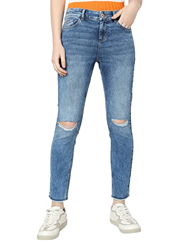 VERO MODA Skinny fit Jeans (245199101_Medium Blue Denim_28_)