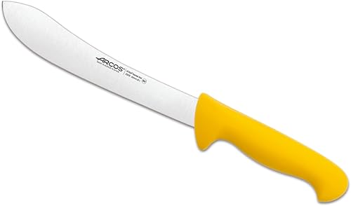 Arcos Cuchillo de carnicero de acero inoxidable nitrum de 8 pulgadas y hoja de 7.874 in. Cuchillo de cocina profesional para cortar carne, pescado y disponible en Yaxa Guatemala