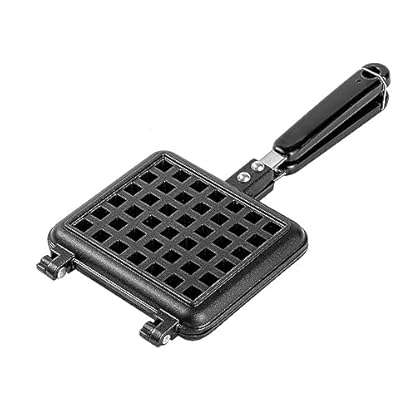 Hopbucan 1 Stück Traditionelles Belgisches Waffeleisen mit Tiefenfüllung und Antihaftbeschichtung Aus Aluminiumlegierung für eine Einfache Reinigung