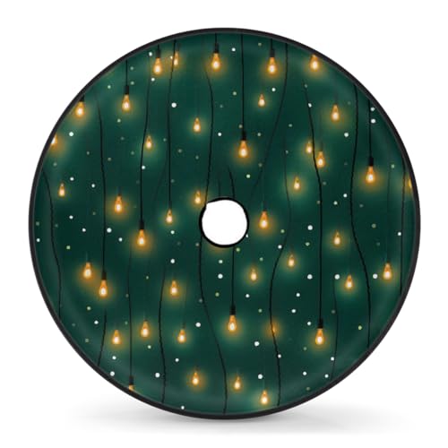 Woltant Christmas Lamp Decor 14inch Spare Tire Cover with Backup Camera - Waterproof Dustproof Universal Wheel Cover for Jeep, Trailer, RV, SUV, Truck, Camper
