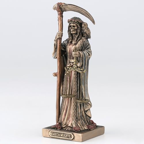 Figura Decorativa Santa Muerte de Polystone 4.25 in miniatura 5